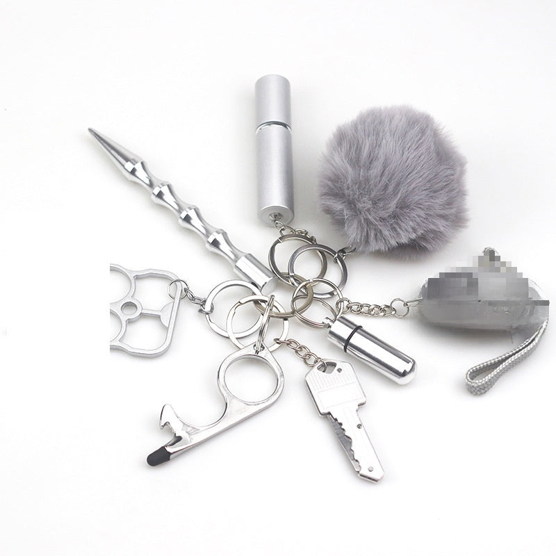 Self-defense alarm device