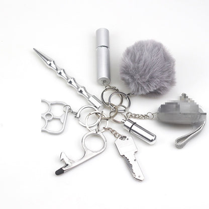 Self-defense alarm device