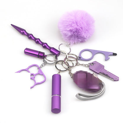 Self-defense alarm device