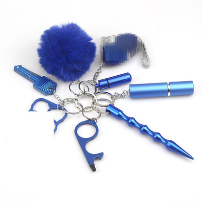 Self-defense alarm device