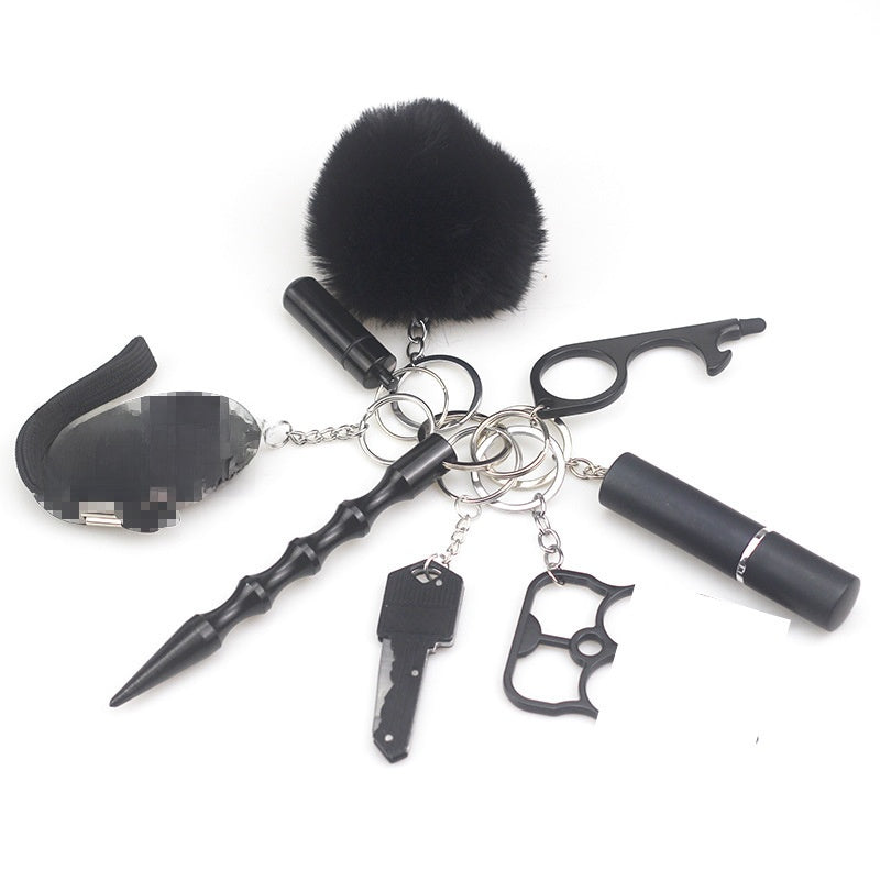 Self-defense alarm device