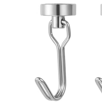 Self-drilling strong magnetic hook