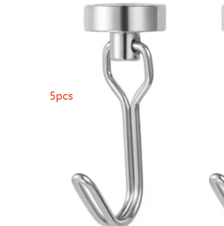 Self-drilling strong magnetic hook