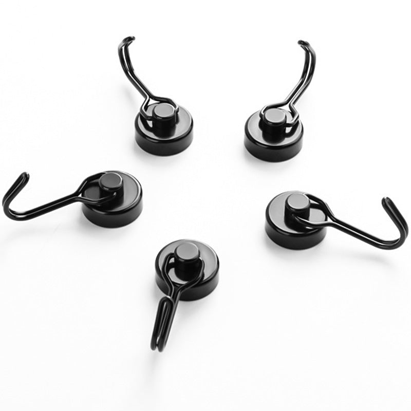 Self-drilling strong magnetic hook