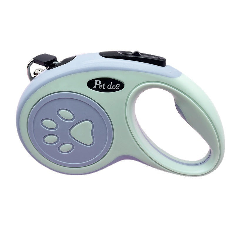 Self-expanding dog leash