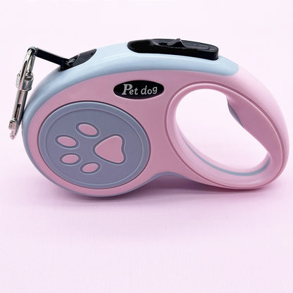 Self-expanding dog leash