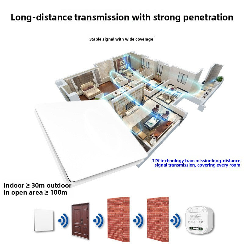 Self-Generating Wireless Remote Control Switch
