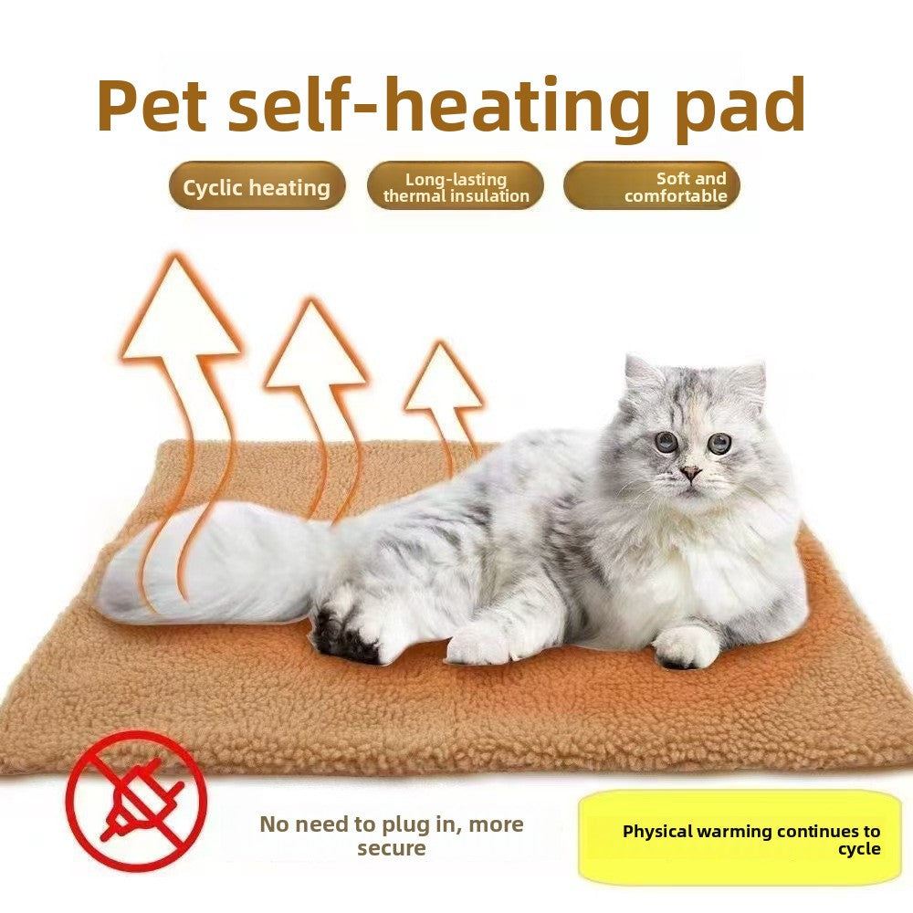 Self Heating Pet Pad Removable Washable Blanket