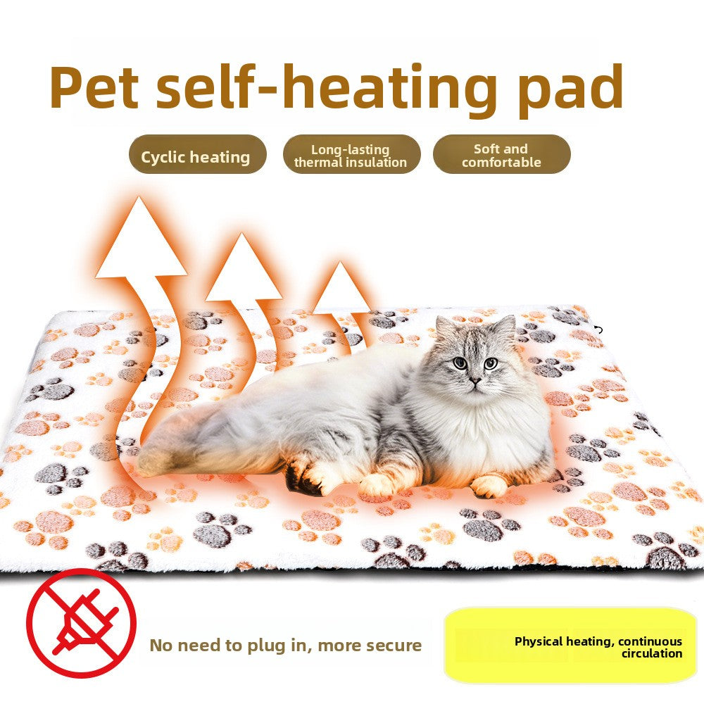 Self Heating Pet Pad Removable Washable Blanket