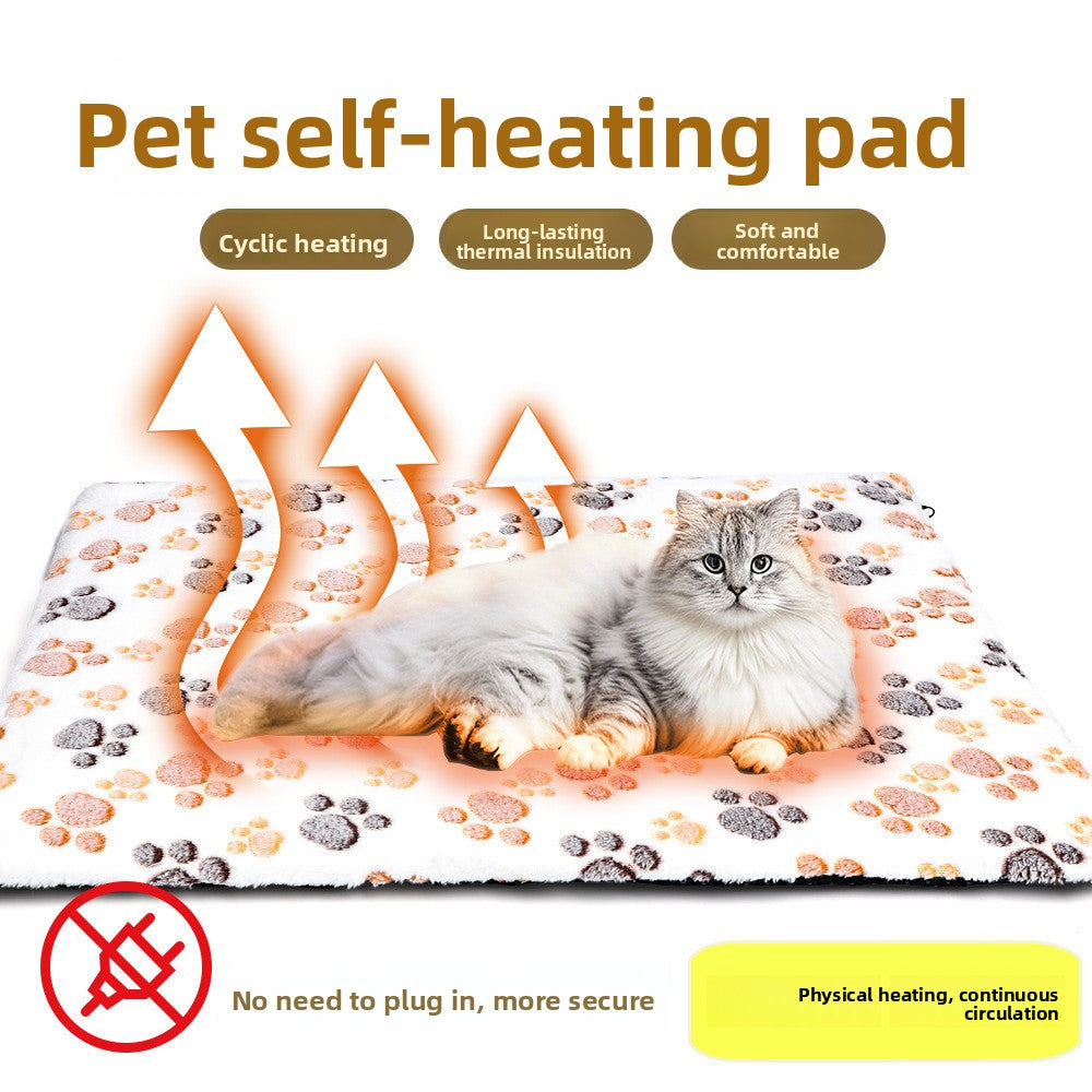 Self Heating Pet Pad Removable Washable Blanket