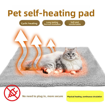 Self Heating Pet Pad Removable Washable Blanket