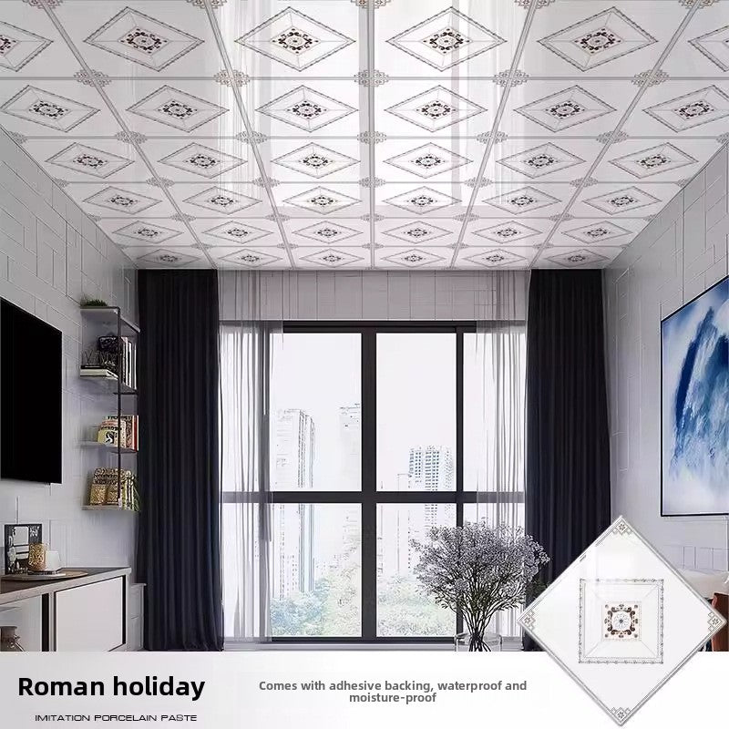 Self-installed ceiling stickers
