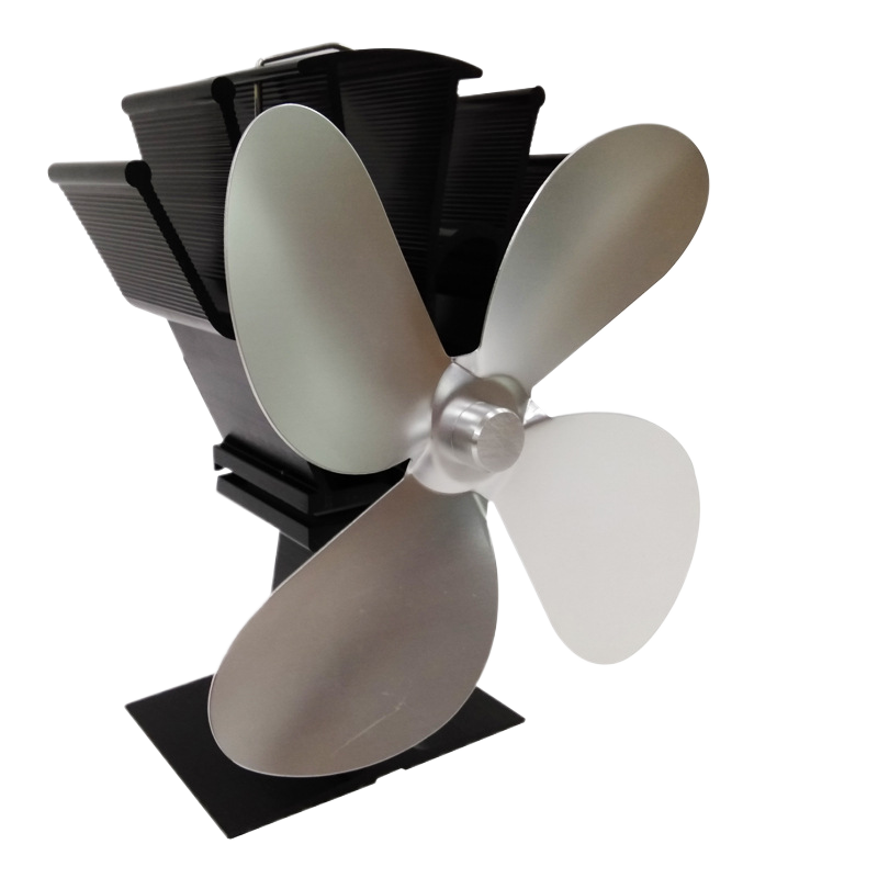 Self-starting heat-circulating fan