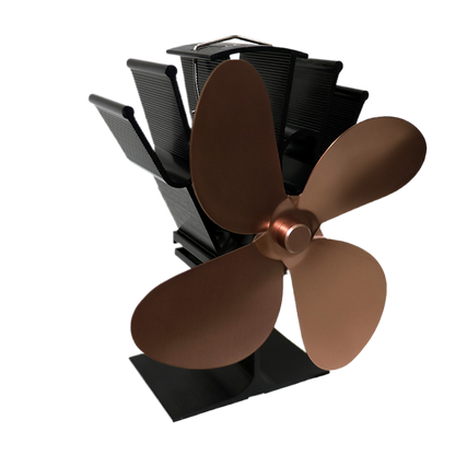 Self-starting heat-circulating fan