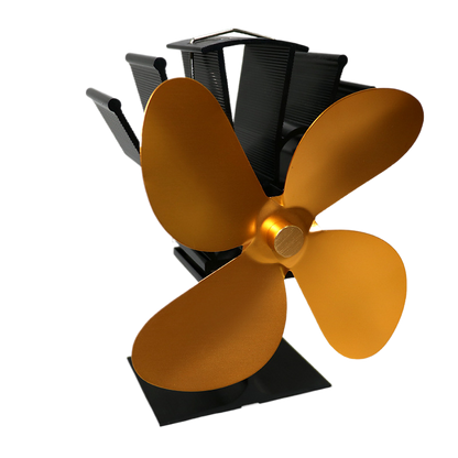 Self-starting heat-circulating fan