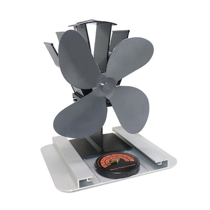 Self-starting heat-circulating fan