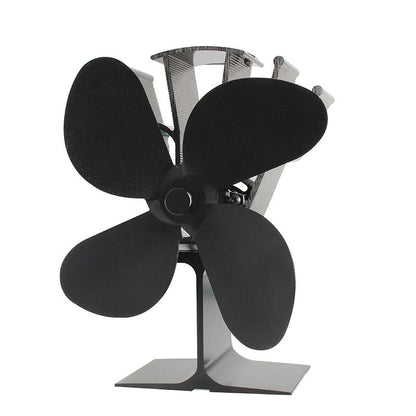 Self-starting heat-circulating fan