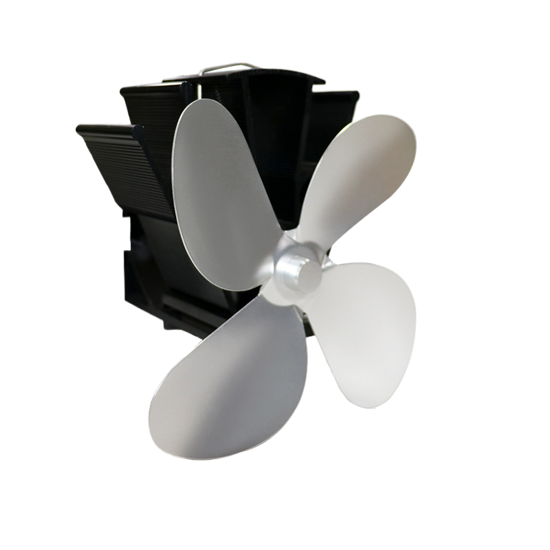 Self-starting heat-circulating fan