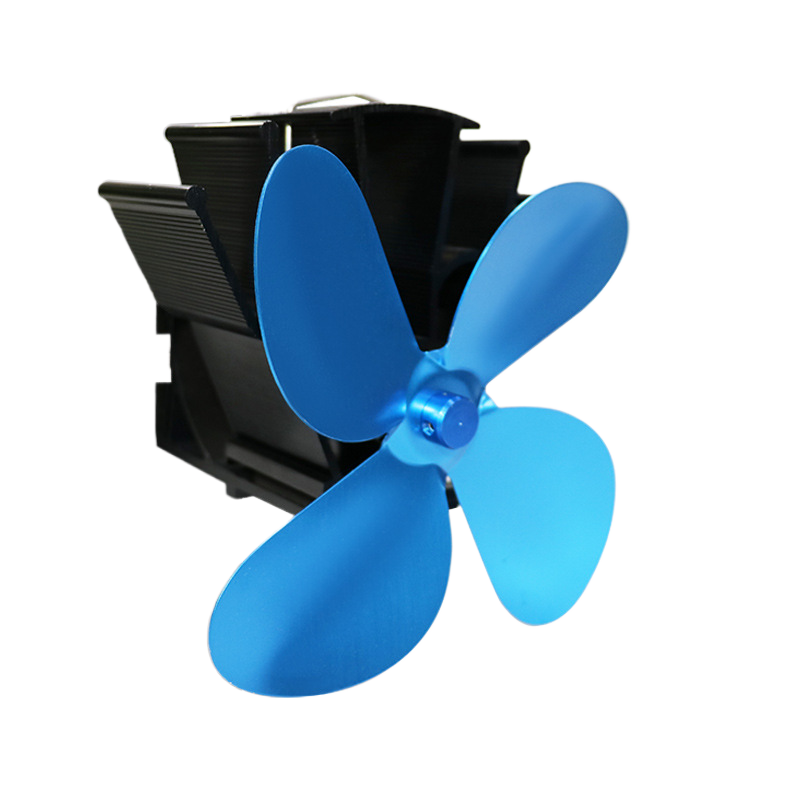 Self-starting heat-circulating fan