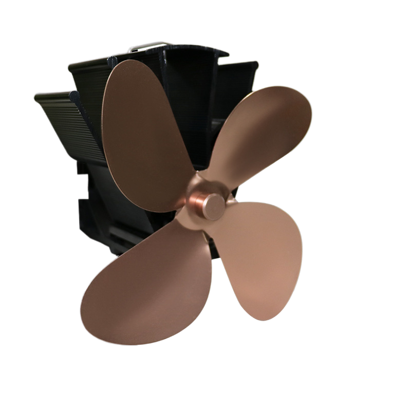 Self-starting heat-circulating fan