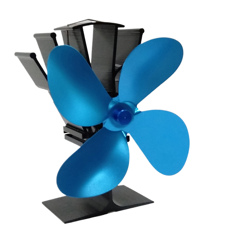 Self-starting heat-circulating fan