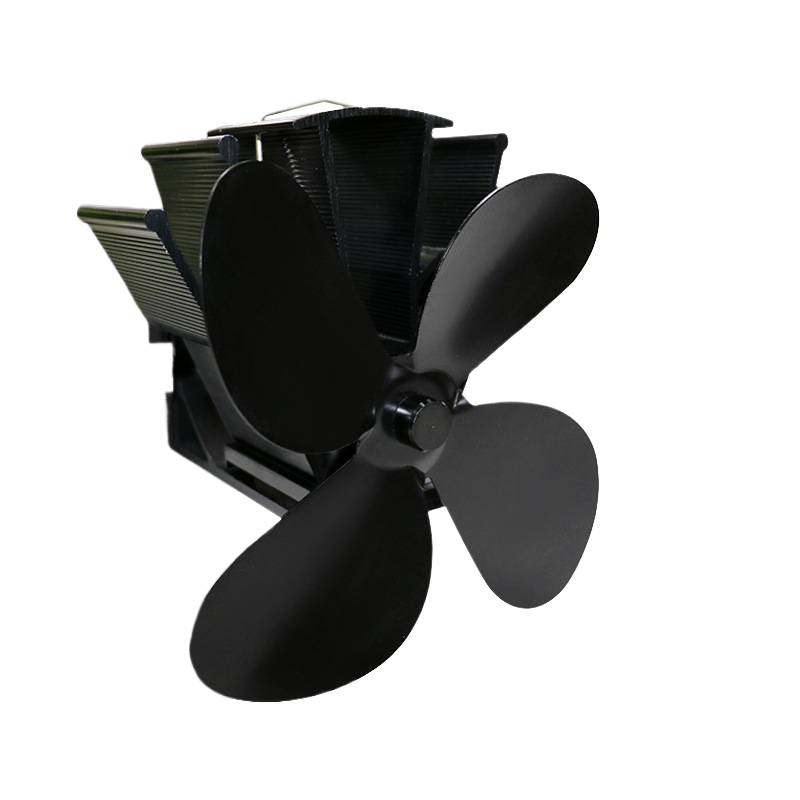 Self-starting heat-circulating fan