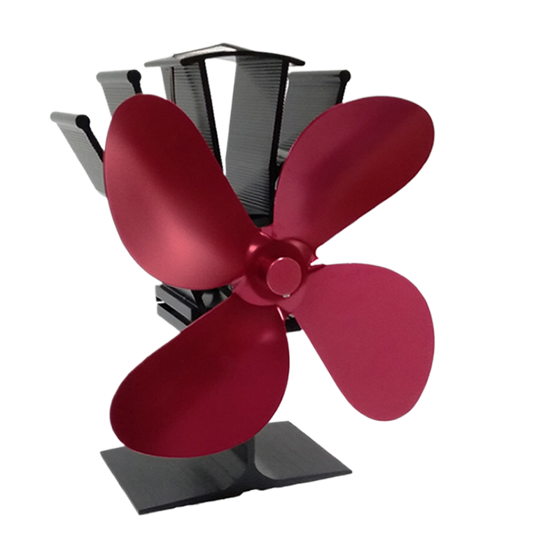 Self-starting heat-circulating fan