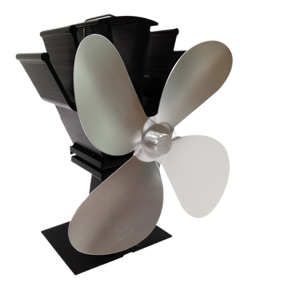 Self-starting heat-circulating fan