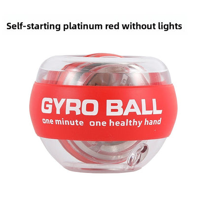 Self-starting wrist strength ball fitness gyroscope