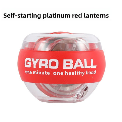 Self-starting wrist strength ball fitness gyroscope