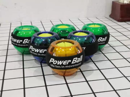 Self-starting wrist strength ball fitness gyroscope