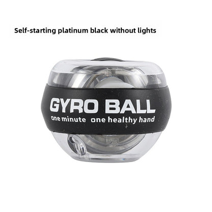 Self-starting wrist strength ball fitness gyroscope