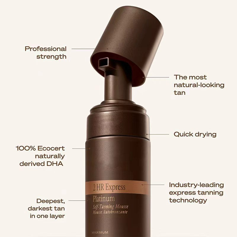 Self Tanning Mousse for Natural Bronze Glow