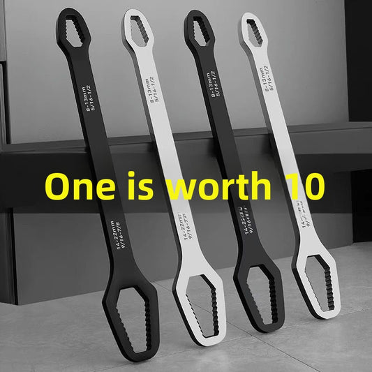 Self-Tightening Universal Wrench Dual Head Tool