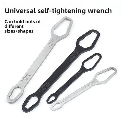 Self-Tightening Universal Wrench Dual Head Tool