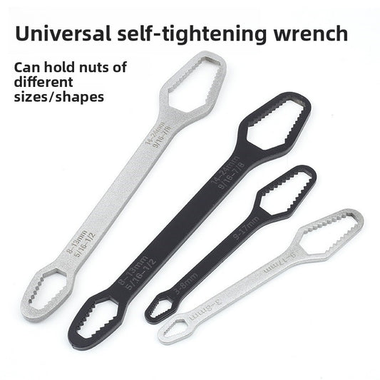 Self-Tightening Universal Wrench Dual Head Tool