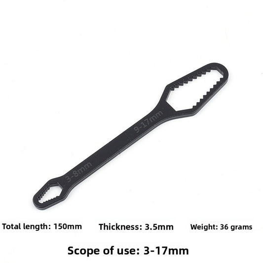 Self-Tightening Universal Wrench Dual Head Tool