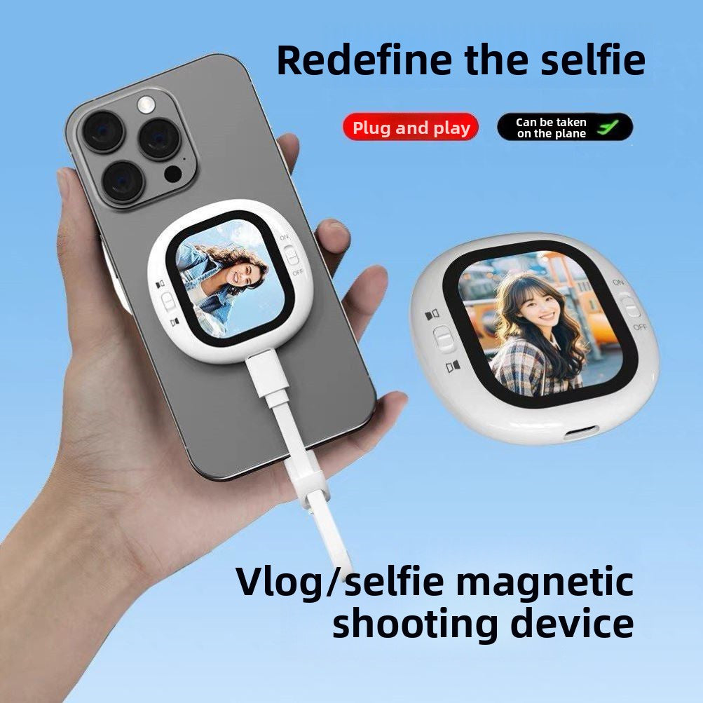 Self-timer with screen