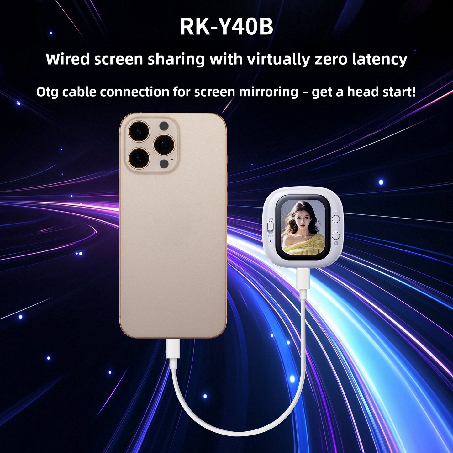 Selfie Display Screen