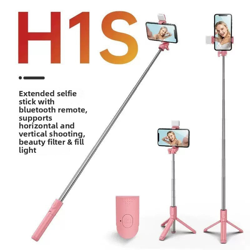 Selfie stick tripod Bluetooth selfie device