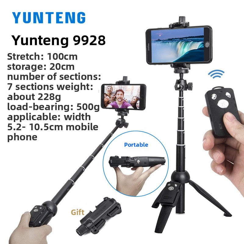 Selfie stick tripod