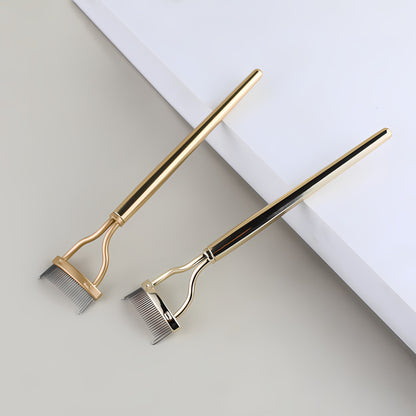Semi-Arc Stainless Steel Eyelash Comb