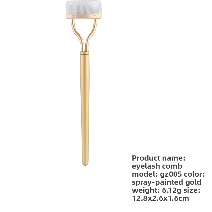 Semi-Arc Stainless Steel Eyelash Comb