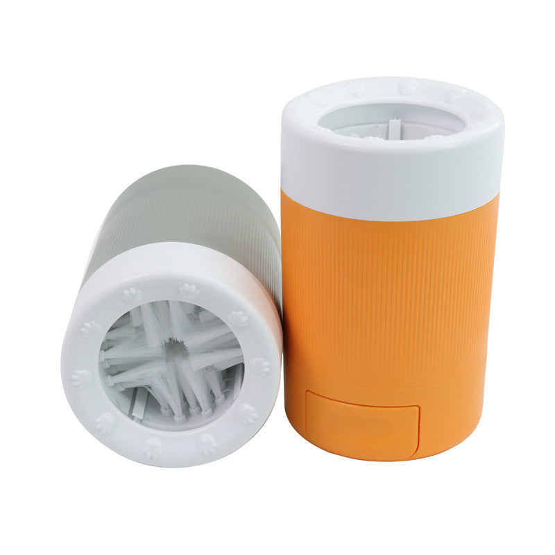Semi-automatic pet foot-washing cup