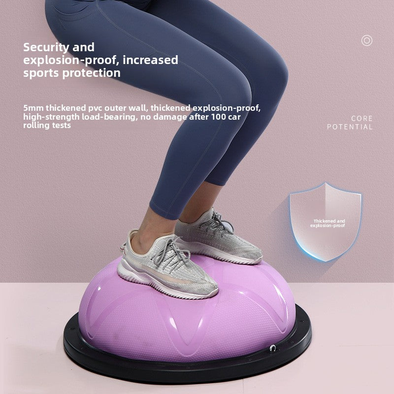 Semi-Circular Balance Ball for Fitness and Yoga
