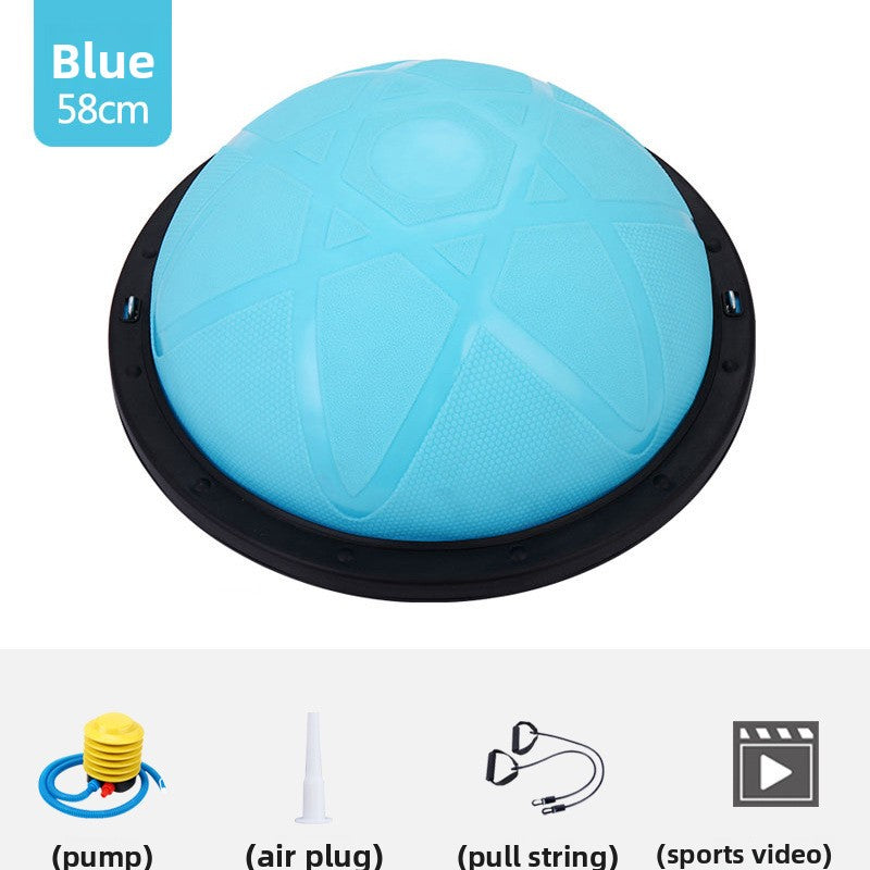Semi-Circular Balance Ball for Fitness and Yoga