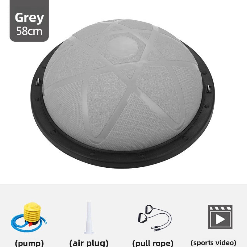 Semi-Circular Balance Ball for Fitness and Yoga