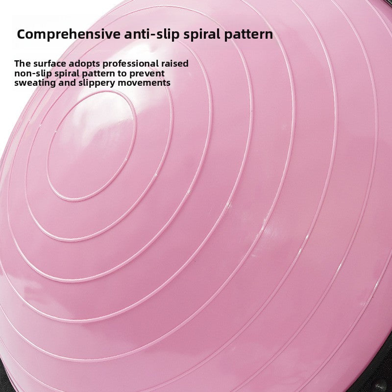 Semi-Circular Balance Ball for Yoga and Home Fitness