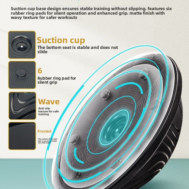 Semi-circular balancing ball
