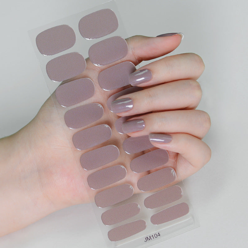Semi-Cured UV Gel Nail Stickers